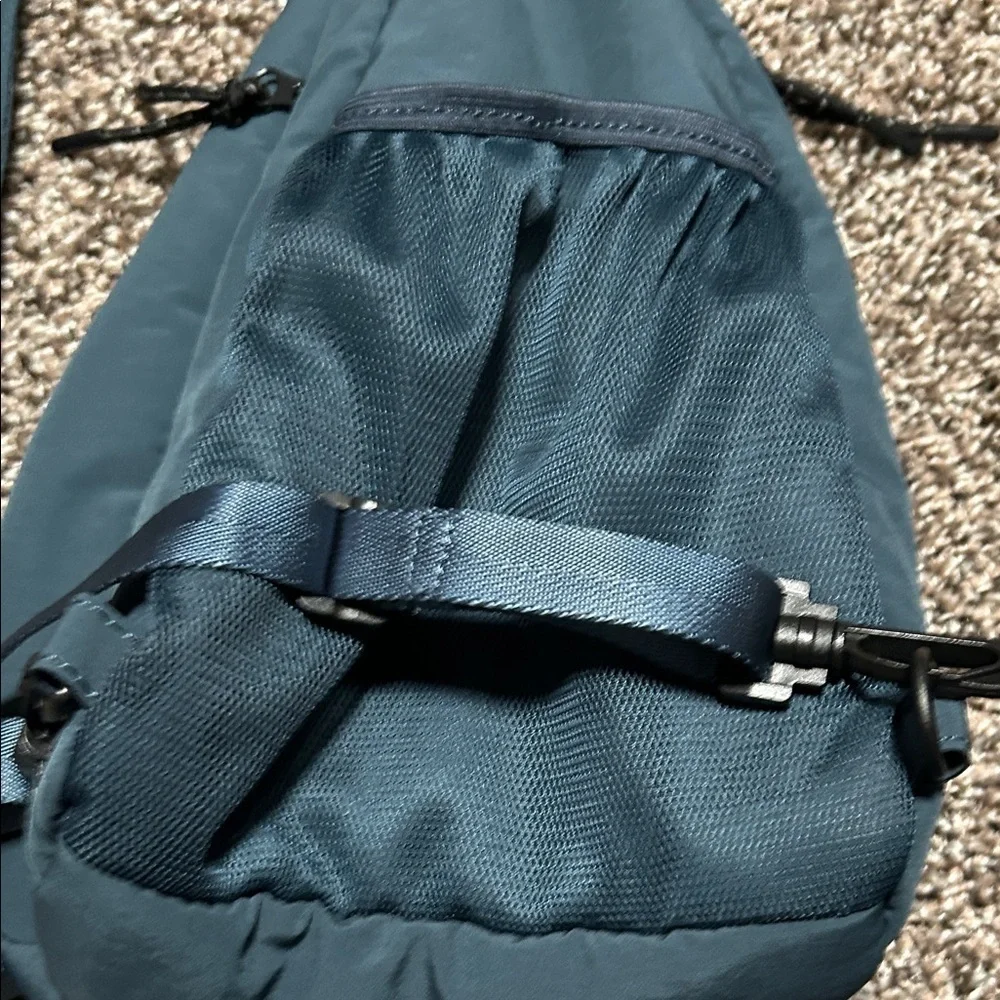 Street Level Teal Backpack with Floral Design